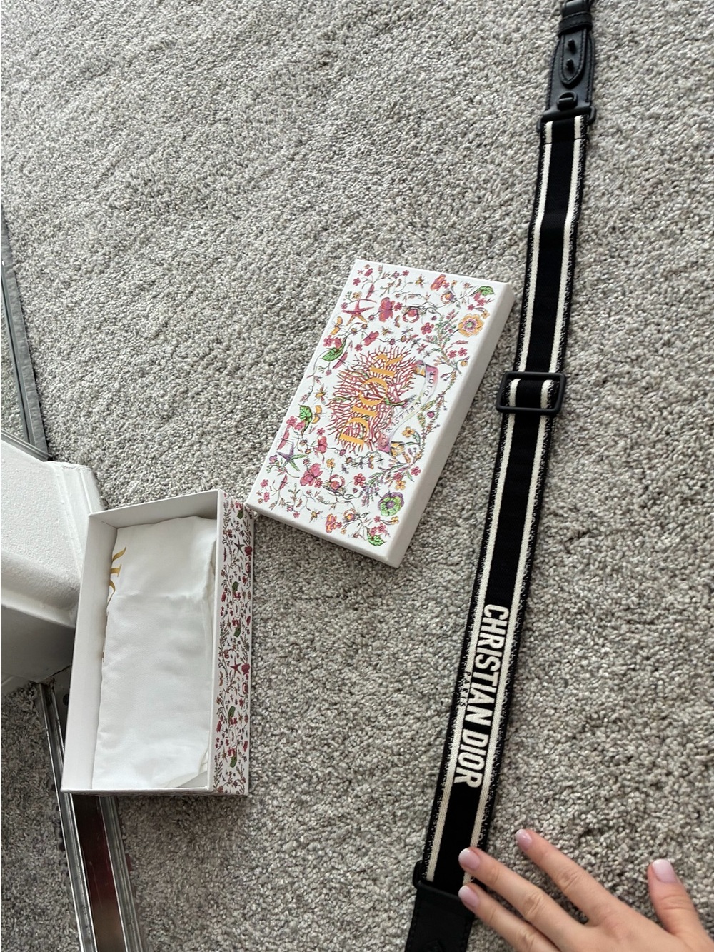 Authentic Dior adjustable strap